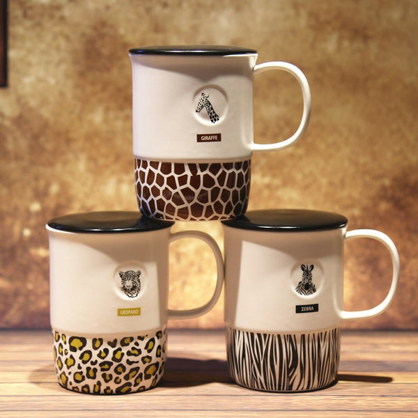 Mug en ceramic / Motif animalier